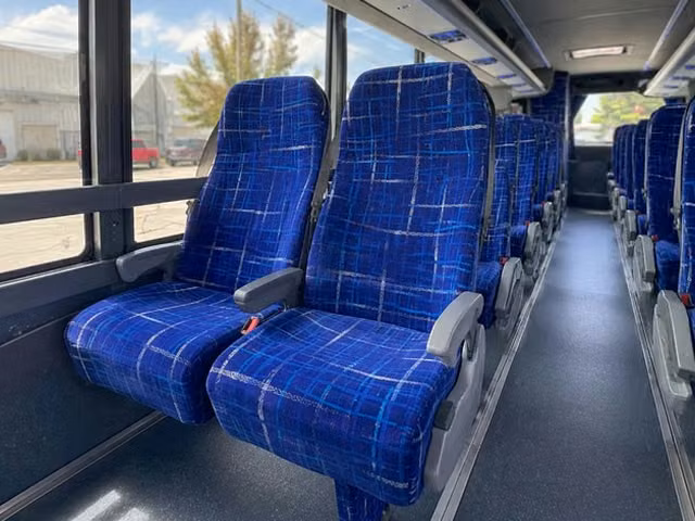 carmel charter bus interior