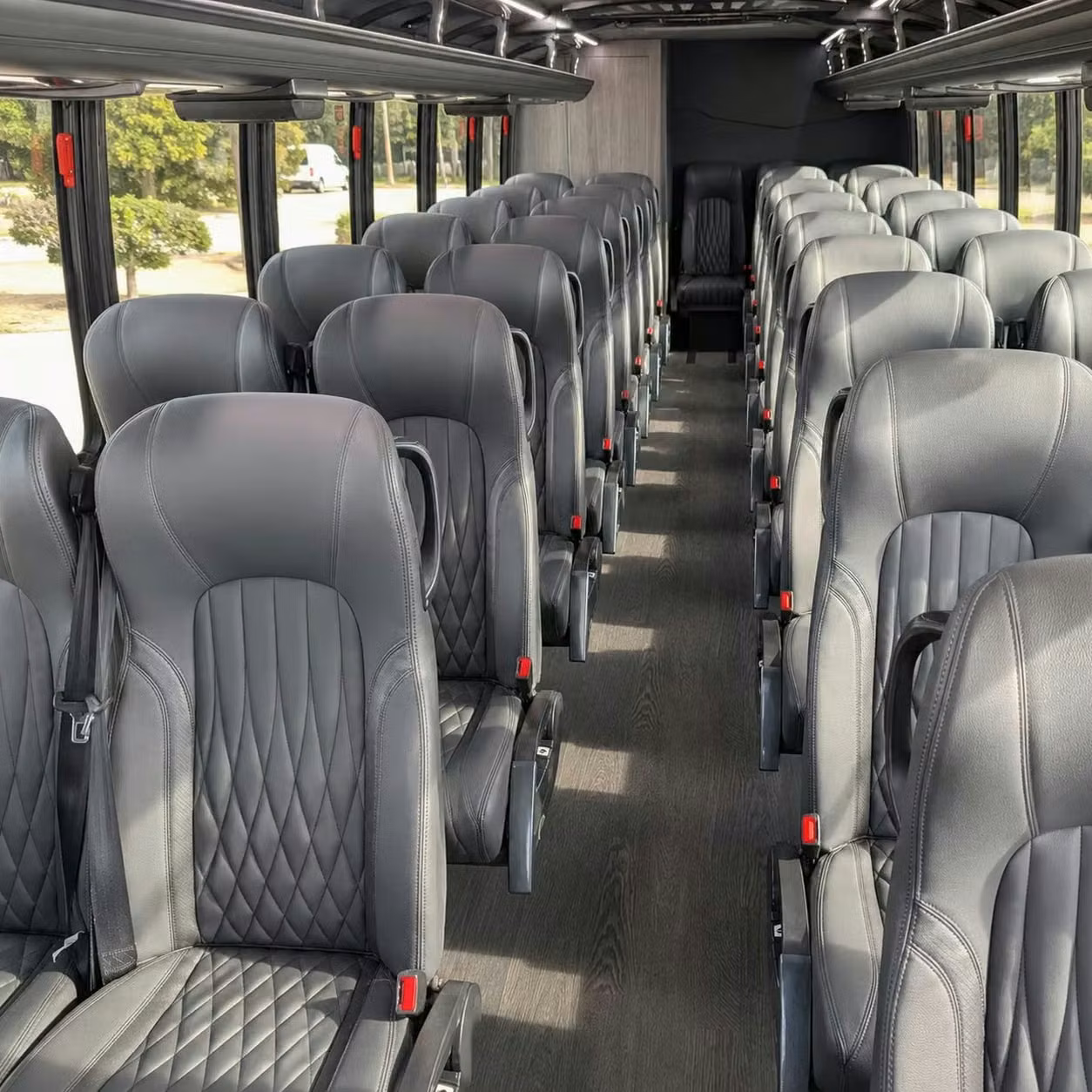 28 passenger minibus interior