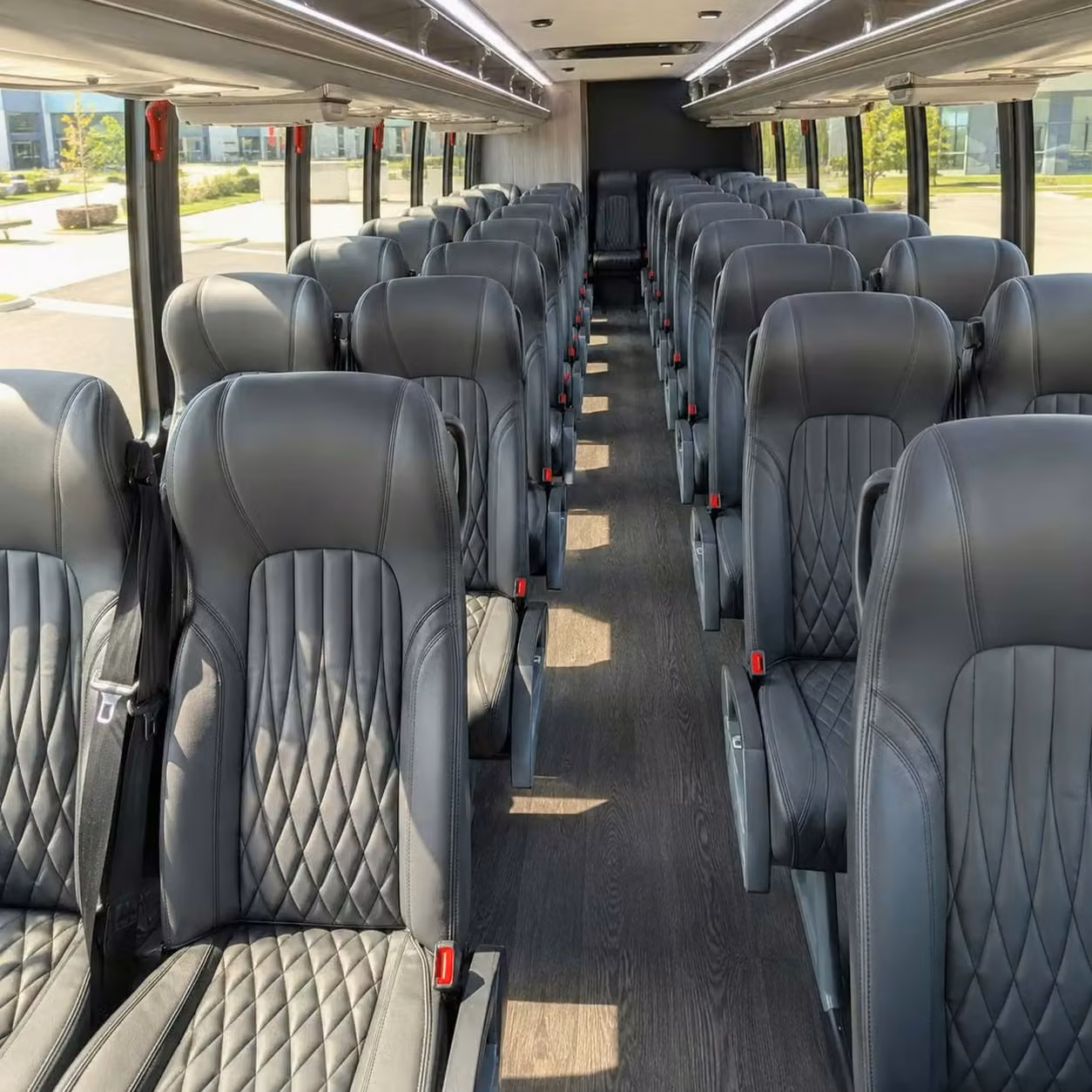 35 passenger minibus interior