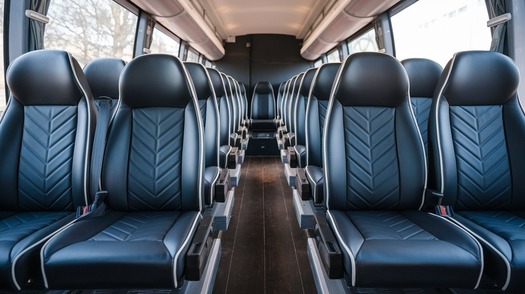 28 passenger minibus interior