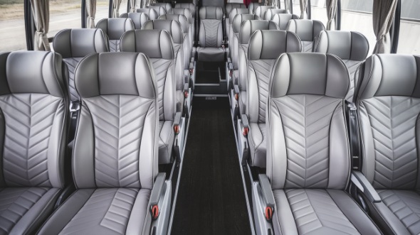 54 passenger charter bus interior fishers