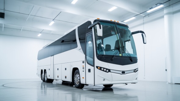 56 passenger charter bus bloomington