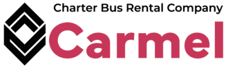 carmel charter bus company logo