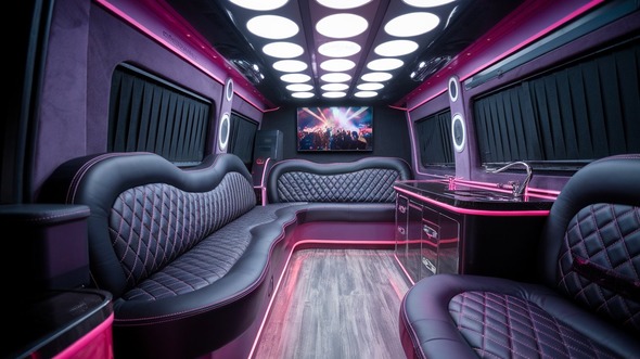 carmel sprinter limo rental inside